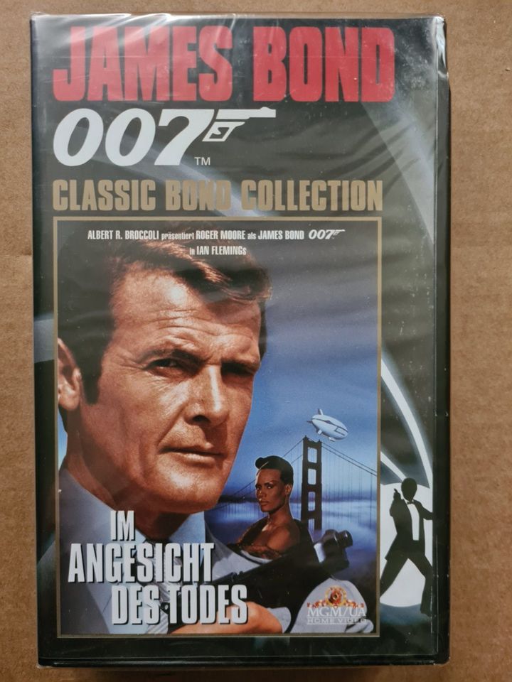 James Bond 007 - Im Angesicht des Todes [VHS] NEU! Noch eingeschw in Gifhorn