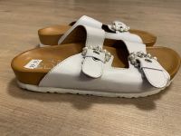 Moda in pelle Damen Leder Sandalen Pantoletten EU 36 weiß Baden-Württemberg - Freiburg im Breisgau Vorschau