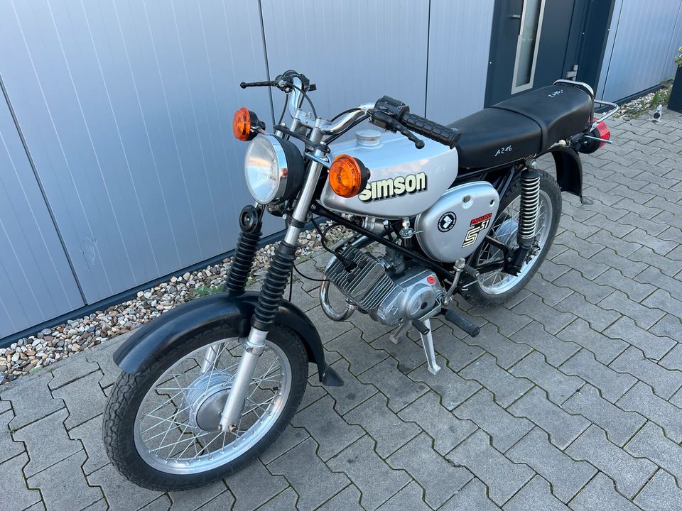 Simson S51 Enduro 1984 4-Gang Moped Mofa Roller A216 in Osterweddingen