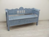 große Schwedenbank Shabby-Chic-Blau, in Weichholz "156 cm Münster (Westfalen) - Mauritz Vorschau