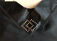 Satin Top mit Glasperlen Besatz von Valentin Italien Gr. 38 Bayern - Utting Vorschau
