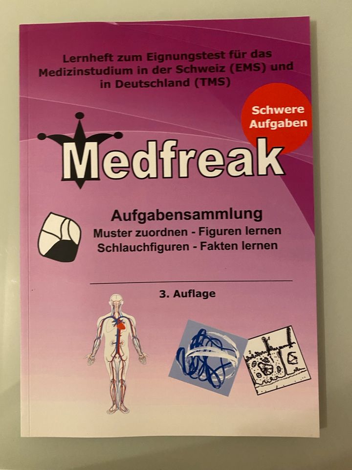 TMS Medfreak schwere Aufgaben 2 Bücher in Bergkamen