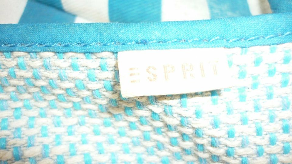 Esprit Espadrilles Gr. 37 blau weis in Boostedt