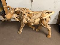 Stier statue aus Teak holz Tier Kunst bis 30.05 400€ Rheinland-Pfalz - Kaiserslautern Vorschau