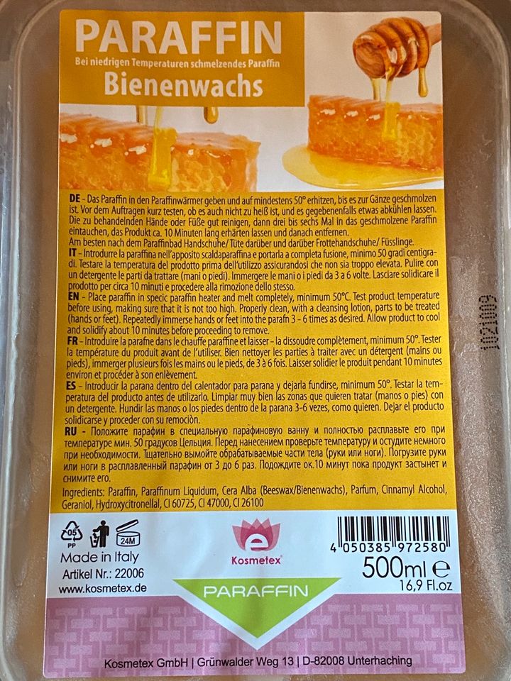 ♥️JOLIFIN Paraffin Wachsbad ♥️Hand Bad Honig SET Bienenwachs in Oldenburg