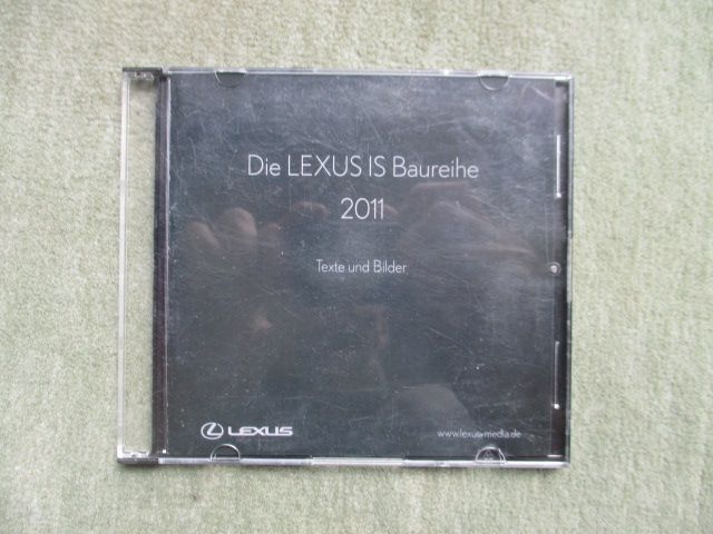 Lexus IS Baureihe Presse CD 2011 Texte & Bilder Rarität in Minden