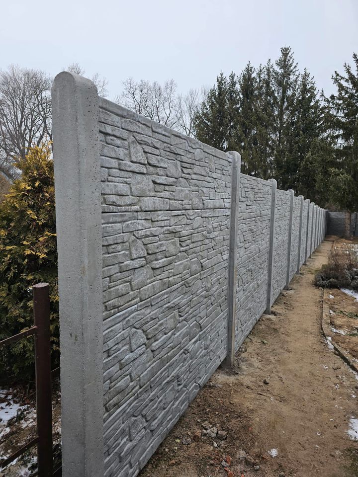 ►Betonzaun Sichtschutzzaun 25m Montage Gartenzaun Lärmschutz◄ in Plauen