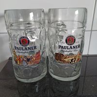 Maßkrug Paulaner Biergläser 1 Liter 2 Stück Oktoberfest Sammler Niedersachsen - Weyhausen Vorschau