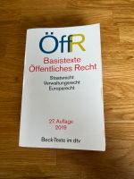 Basistexte Öffentliches Recht 27. Auflage 2019 Baden-Württemberg - Tuningen Vorschau