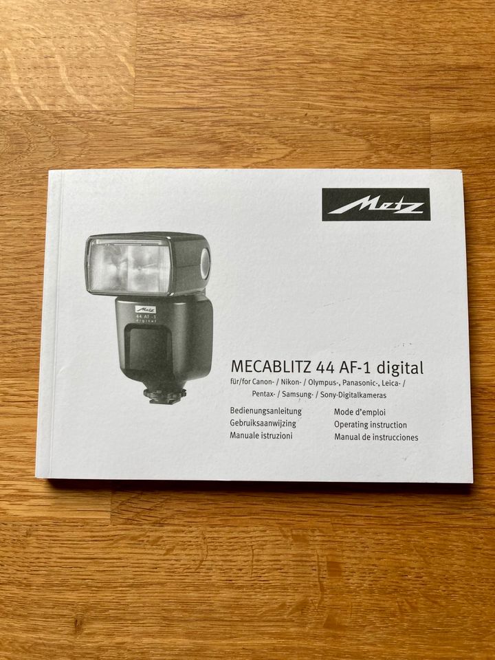 Metz 44 AF -1 Digital Blitz für Nikon in Biessenhofen