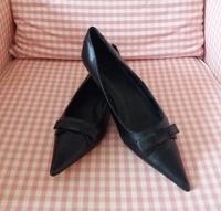 ZARA Leder Pumps spitz Ballerina schwarz mit Schleife *NEU* Essen - Rüttenscheid Vorschau