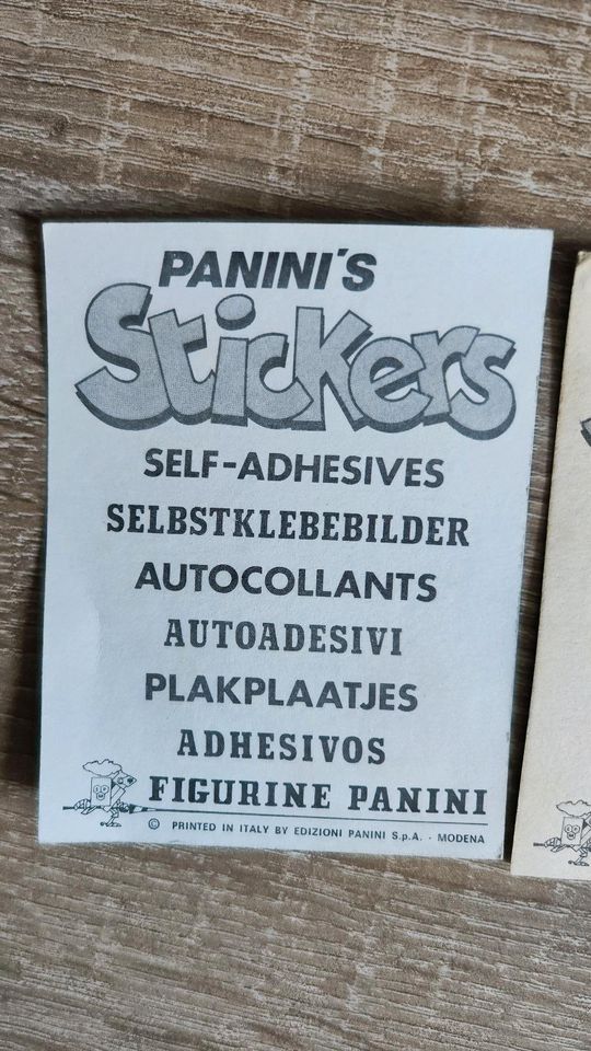 Panini Sticker in Nienhagen
