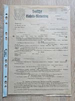 Deutscher Einheits-Mietvertrag um 1936, Orig. Blankodokument, Sachsen-Anhalt - Halberstadt Vorschau