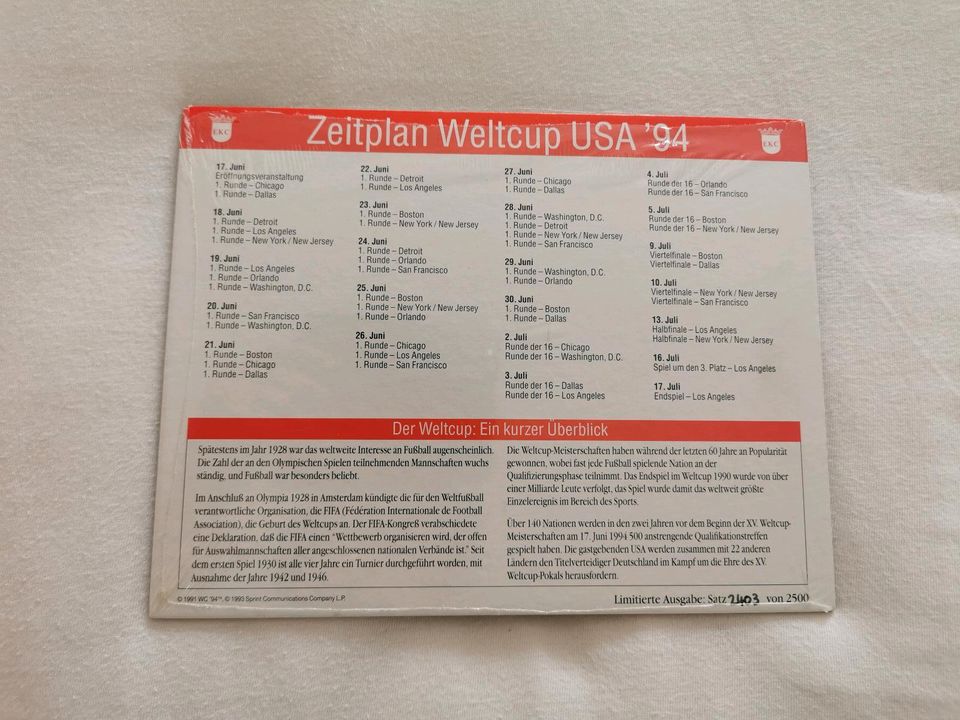 Telefonkarten Weltcup USA '94 in Volkach