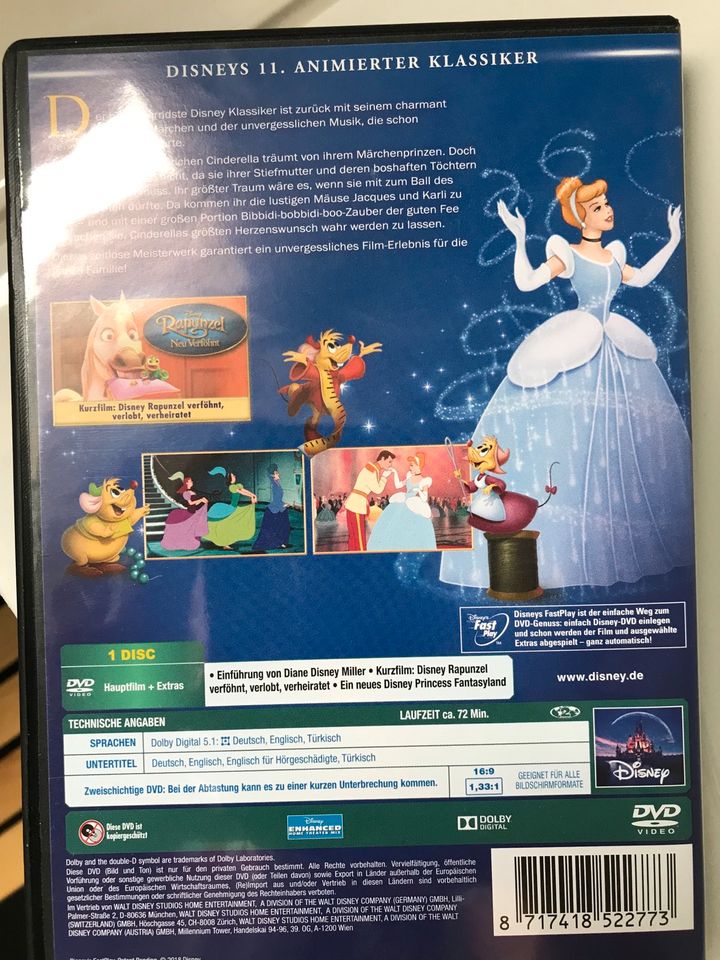 Cinderella DISNEY DVD in Trebur