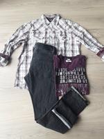 ♤ HERREN OUTFIT DREITEILIG JEANS & SHIRT & HEMD ♤ Nordrhein-Westfalen - Rheda-Wiedenbrück Vorschau