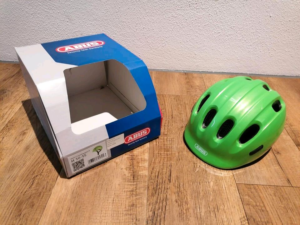 Abus Kinder Fahrrad Helm Smiley 2.0 grün in Sulzbach-Rosenberg