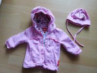 süße rosa Sweatjacke mit passender Mütze von Sigikid - Größe 68 Bayern - Klingenberg am Main Vorschau