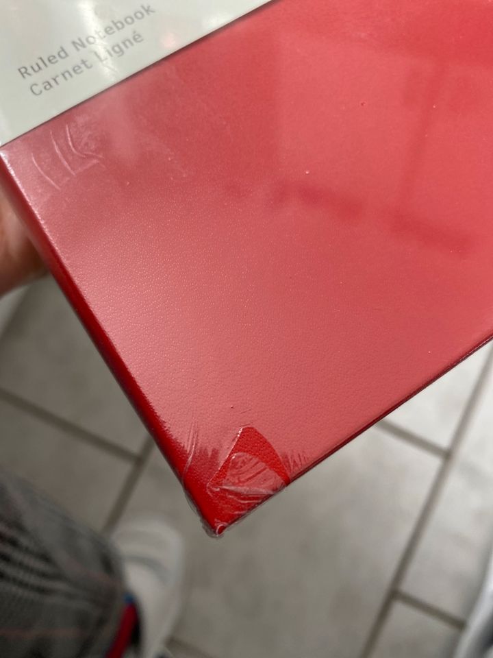 Moleskine Notizbuch Liniert rot ruled Notebook neu hardcover red in Verl