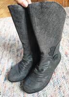 DKODE Stiefel, grau, Gr. 37, neuwertig Frankfurt am Main - Heddernheim Vorschau