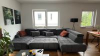 Sofa in U-Form Stylife WOHNLANDSCHAFT Grau Velours Frankfurt am Main - Nordend Vorschau