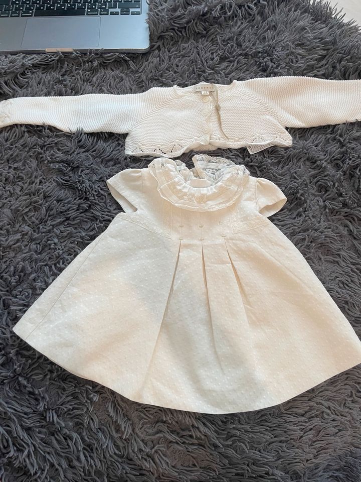 Baby Kleid + Bolero Strickjacke Prinzessin Edel Luxus 3-6 Monate in Berlin