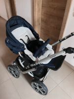 Gesslein Kinderwagen F6 in blau und braun mit viel Zubehör Bayern - Gammelsdorf Vorschau