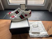 Gucci Sneaker Ace Heart, 37,5 (38), Top!! Hessen - Darmstadt Vorschau