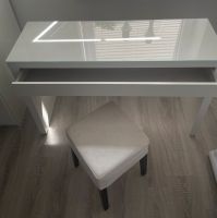 MALM Frisiertisch, weiß, 120x41 cm (inkl. Glasplatte & Hocker!) Nordrhein-Westfalen - Dülmen Vorschau