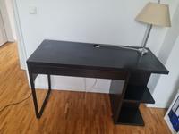 IKEA Schreibtisch „Mikke“ – 120 cm, Schwarzbraun mit Schublade Hamburg-Mitte - Hamburg St. Georg Vorschau