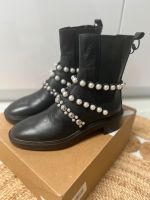 *NEU* Lederstiefel Zara Chelsea Boots schwarz 41 Baden-Württemberg - Göppingen Vorschau