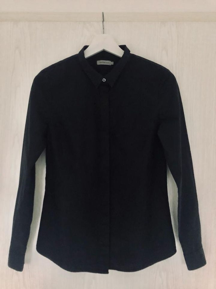 CALVIN KLEIN JEANS Damen Hemd Bluse schwarz - Gr. S in Dortmund