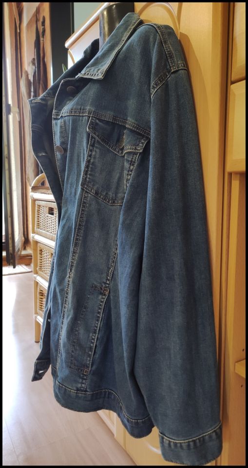 Thea Jeansjacke - denim washed mittelblau - Gr ab 52 in Mönchengladbach