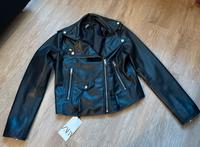 Schwarze Kunstlederjacke von Zara Bayern - Memmingen Vorschau