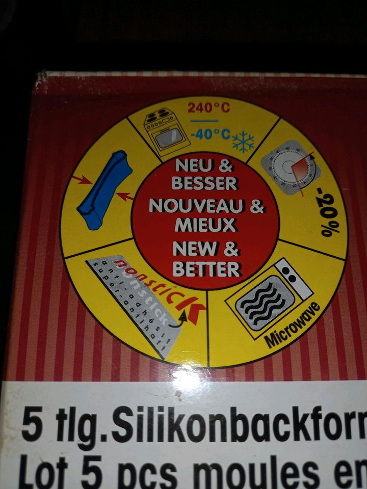 Silikonbackformenset 5tlg. in Klein Bennebek