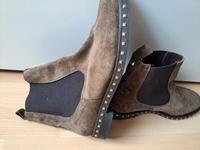 Stiefelette  khaki/ braun Hessen - Niederaula Vorschau
