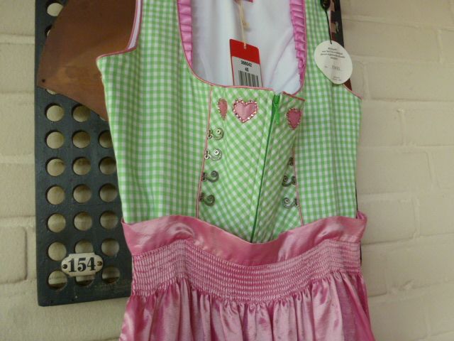 DIRNDL TRACHTEN PINK GRÜN JACKE 38 /40 in Düren