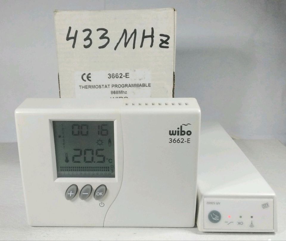 Wibo Funk Thermostat 3662-E 433MHz Elektro Heizung Kamine OVP in Groß-Gerau