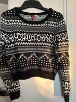 Schwarz weiß Pullover H&M Größe M Sachsen - Böhlen Vorschau