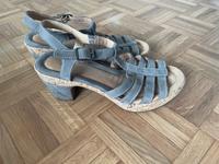 Gabor sandalen 4,5/ 38 Absatz/ beige/ braun Hessen - Gießen Vorschau