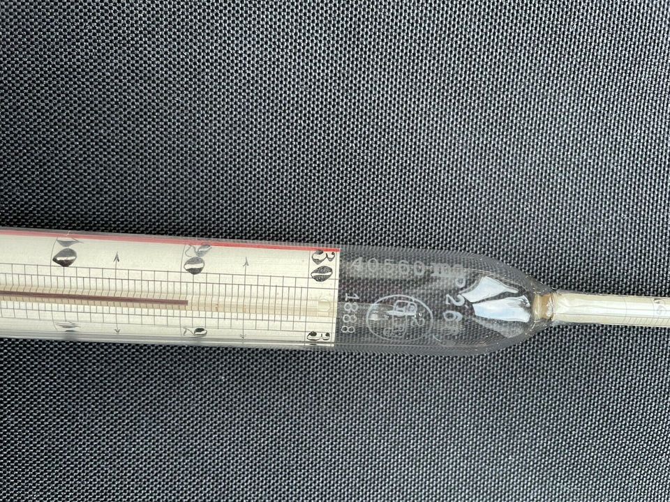 Alkoholometer J.C. Greiner Stettin 1888 - 47cm - Rarität-antik in Düsseldorf