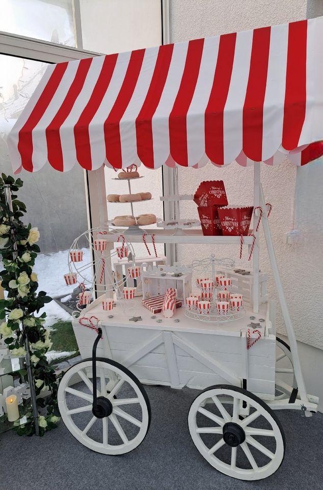 Candybar Bollerwagen,Heiratsantrag / Valentinstagsüberraschung in Salzhemmendorf