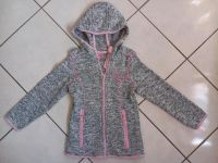 Wollstrickjacke Gr. 122 grau rosa | Übergangsjacke mit Kapuze Baden-Württemberg - Heilbronn Vorschau