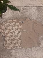 Karl Kani Crop T-shirt Damen Beige Braun Sachsen-Anhalt - Staßfurt Vorschau