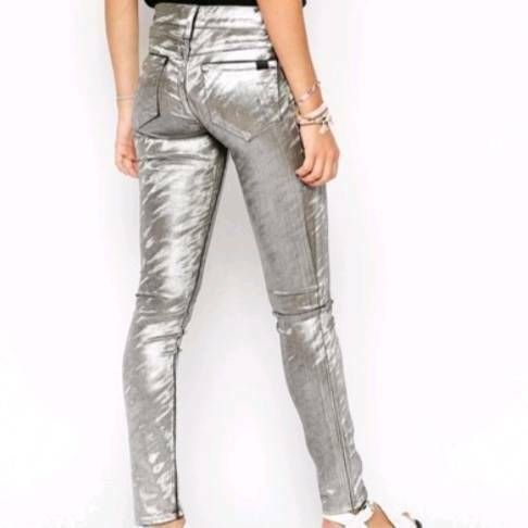 Wildfox Skinny Magic twinkle Röhre Jeans Marianne Silber, 29, neu in Düsseldorf