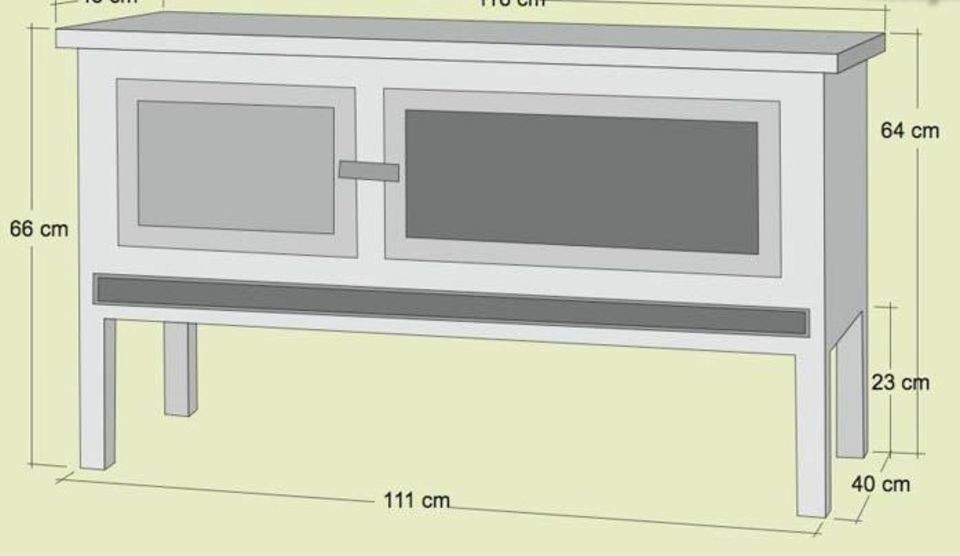 Kaninchenstall Kleintierstall L116cm Kiefer imprägniert Prodaj24 in Rietberg