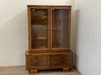 #A Vitrinenschrank Wohnzimmer Buffet Holz Antik Art Deco 20er 30e Sachsen - Burgstädt Vorschau