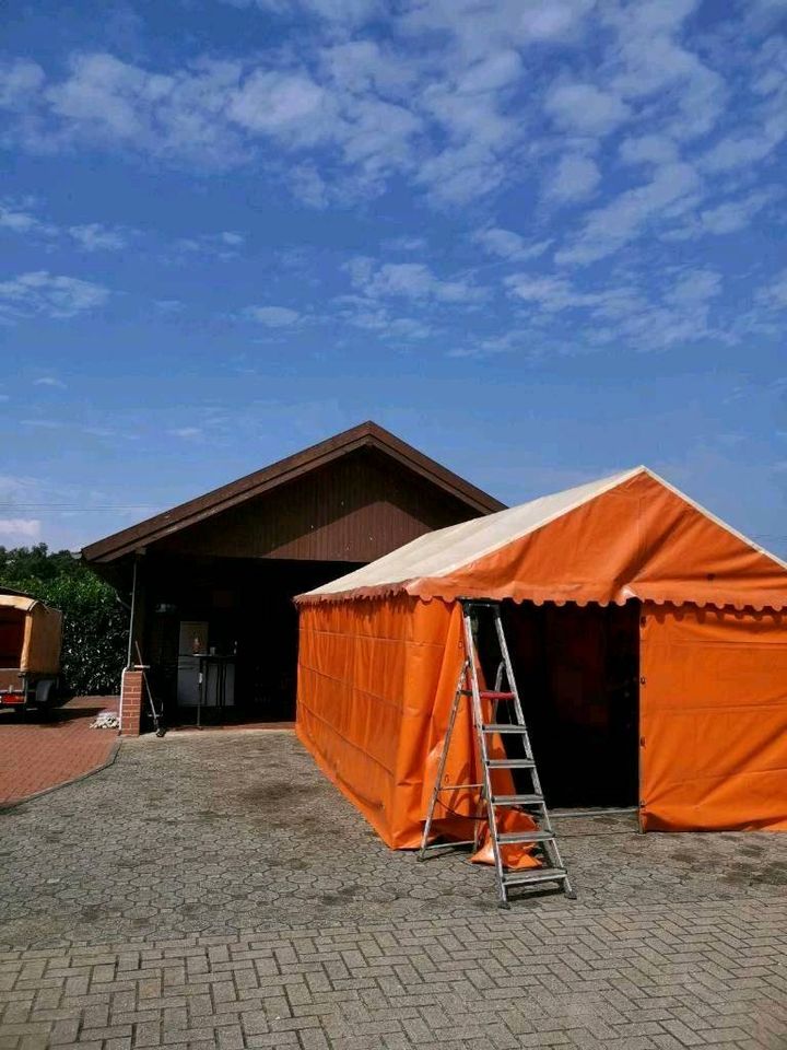 EVENTZELT PARTYZELT WETTERFEST! ZELT GASTROZELT STABIL LKW PLANE in Nordhorn