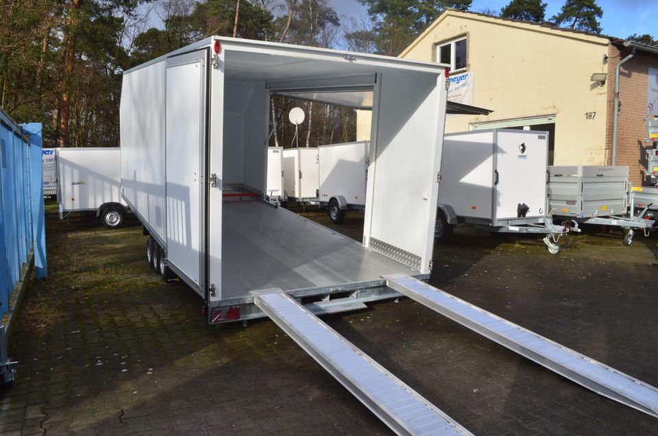 PKW Anhänger NEU 3500 Kg Autotransporter Koffer kippbar 3 Achsen in Bielefeld