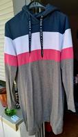 Damen Long Pullover Gina gr.44 Baumwolle Grau/Pink/Blau Rheinland-Pfalz - Bad Kreuznach Vorschau
